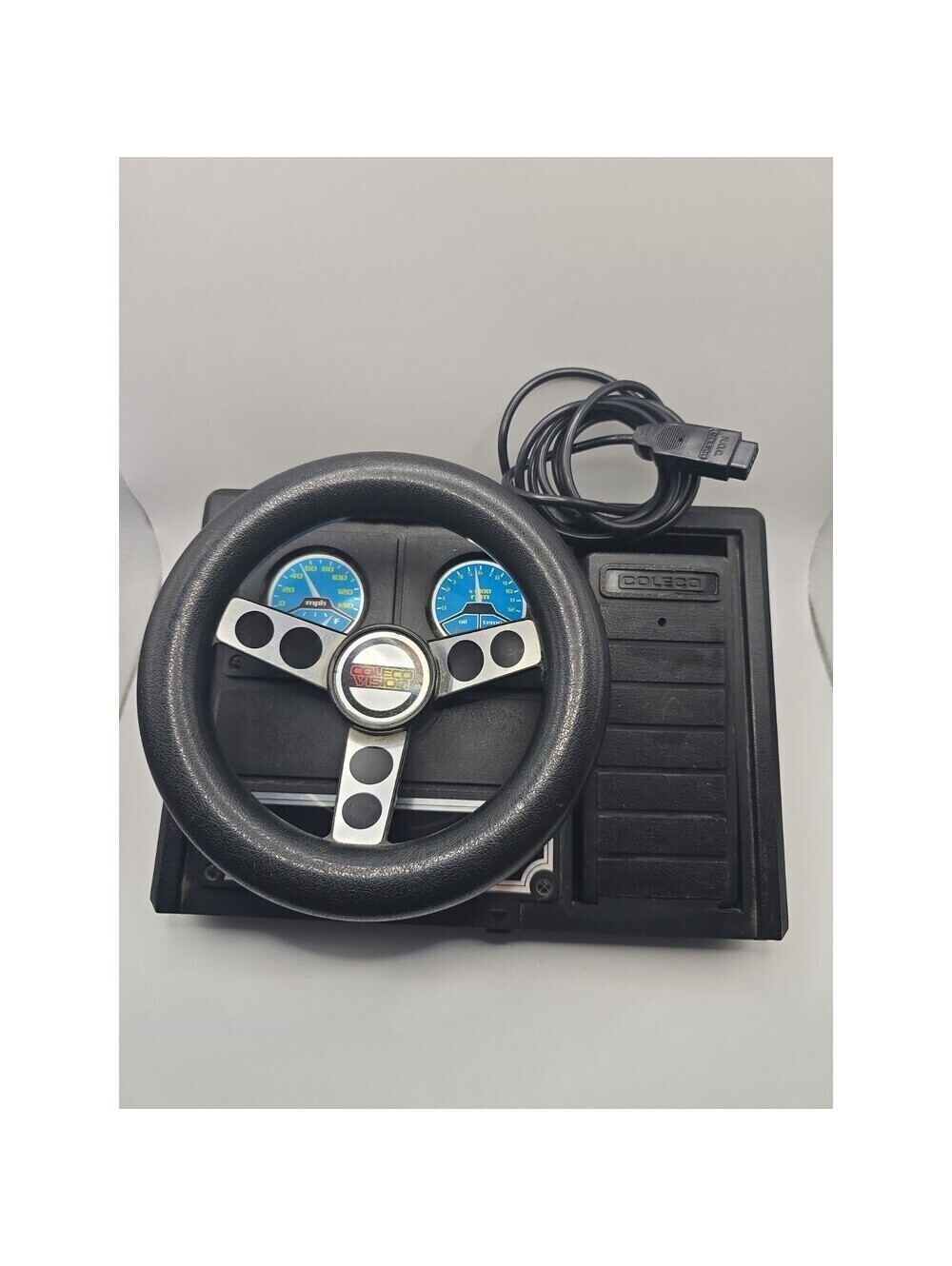 ColecoVision Expansion Module #2 Steering Wheel And Pedal. no game